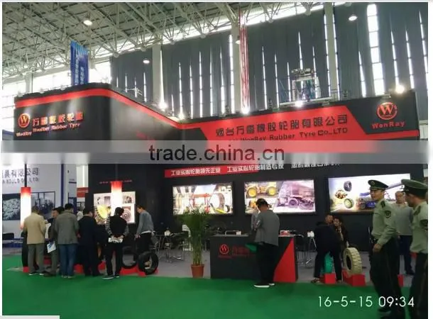 hot sale made in China trailer tyres 4.00-8 solid rubber tires and wheels with low price
