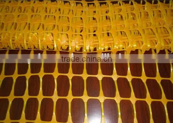 Plastic warning barrier fence/orange plastic safety fence