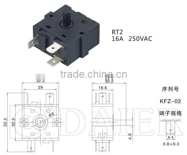 rotary volume switch