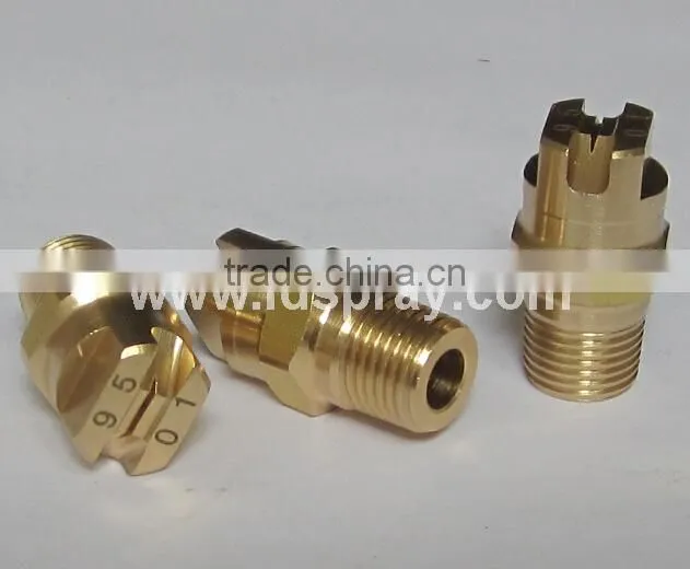 Brass hvv flat fan spray water nozzle