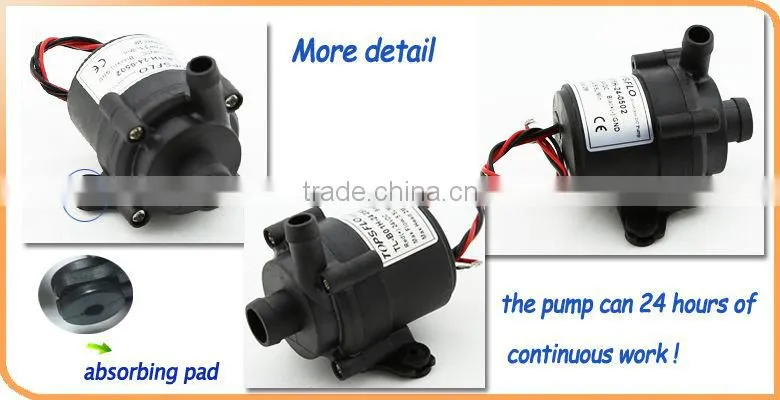 long lifetime silent circulating pump for heat sleep pad