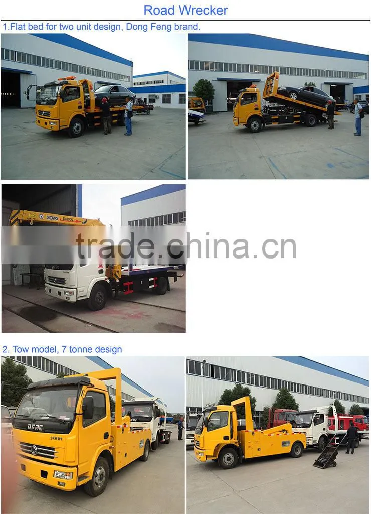 mini road wrecker truck 3 ton, rotator wrecker truck
