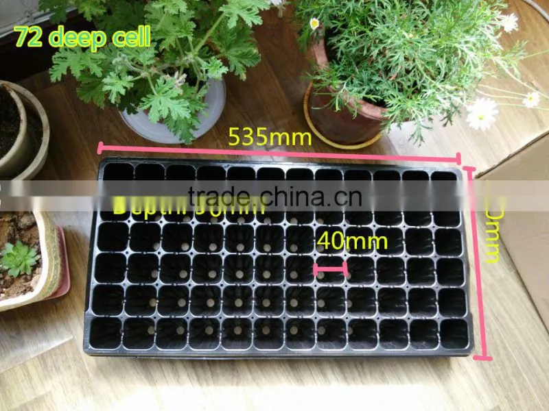 72 cell deep hole forestry and tree tray