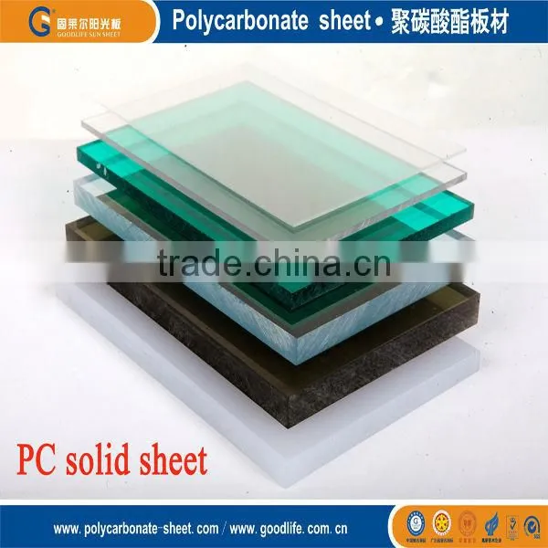 2mm polycarbonate extruded solid sheet