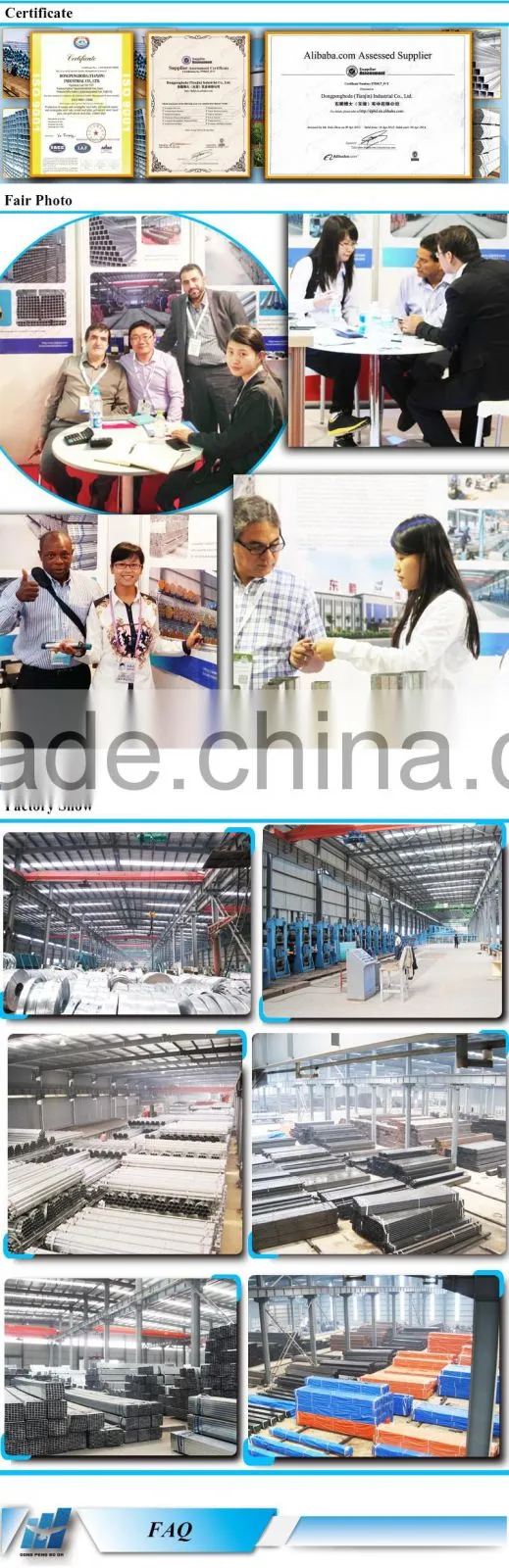 20*30*0.7mm cold rolled pre galvanized square steel pipe