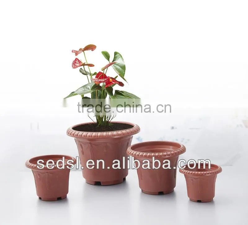 cheapest taizhou injection plastic flower pots