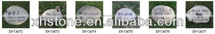 decorative river Stone,memorial stone imprinted words