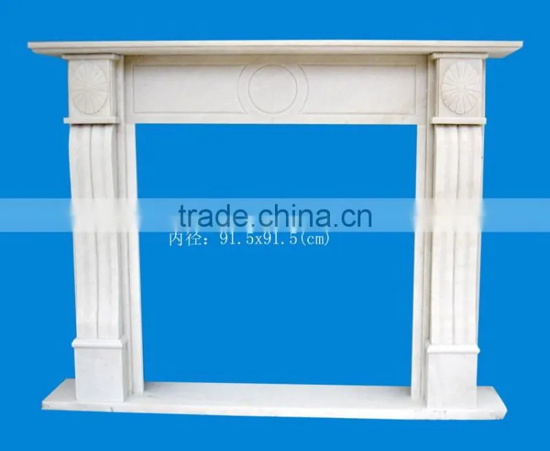 good quality of marble electric fireplace