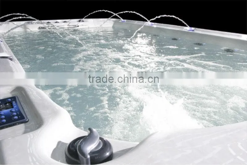 CE approved freestanding acrylic swimming pool whirlpool massage large outdoor balboa swim spa