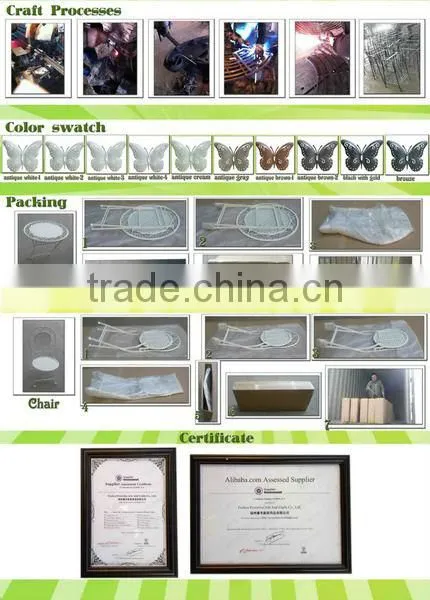 Decorative metal garden fence
