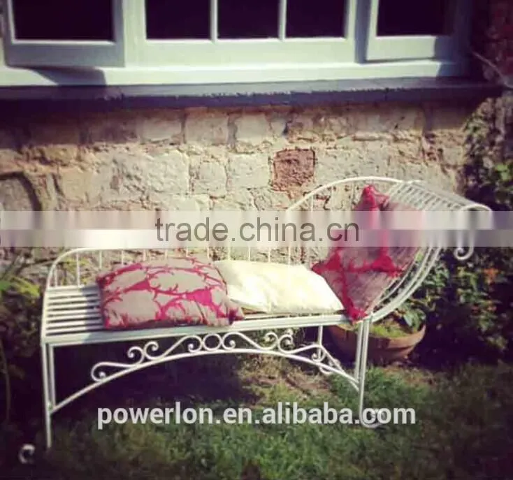 KD shabby chic metal portable lounge chair