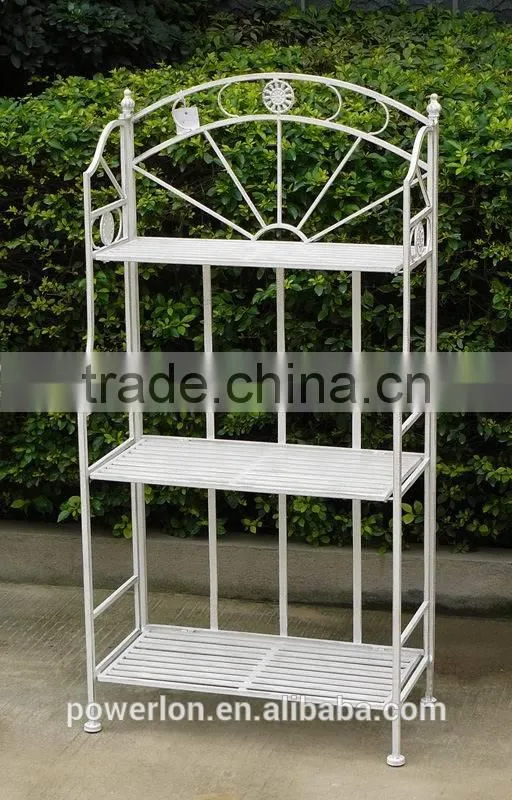 Multi Tiered Telephone Table Plant Stand Metal Shelves Kitchen Livingroom Foyer