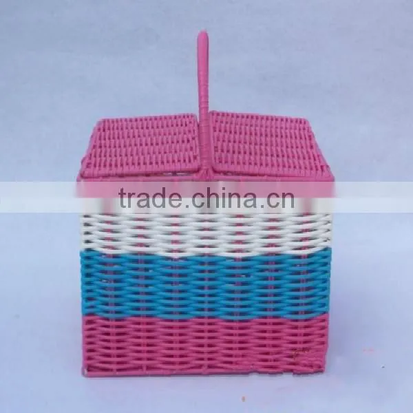 Cheap plastic storage baskets empty wholesale for storage