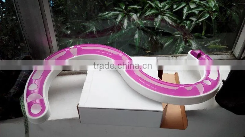 Popular Hot Selling Pet Toys Kitty Round Bout Railways Toy For Cat High Quality Pathway Racing Way For Cats Turbo Track Cat toy