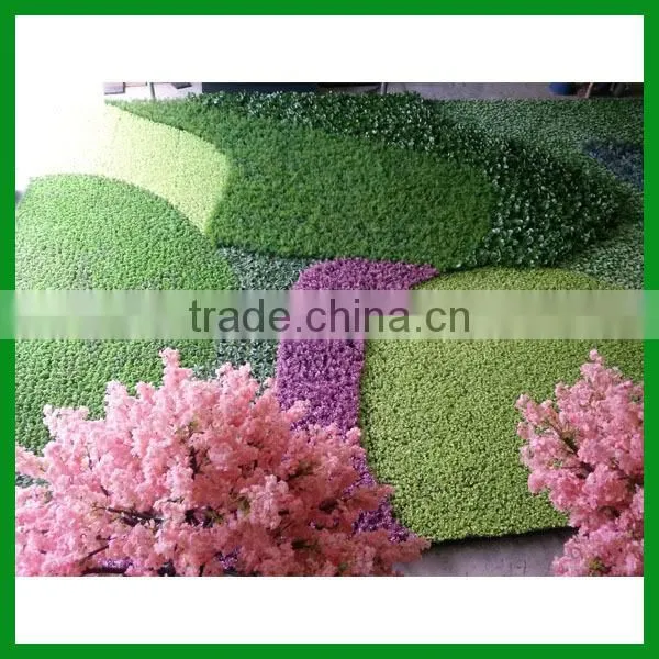 Artificial garden living plant wall