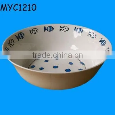 Ceramic fish bowl