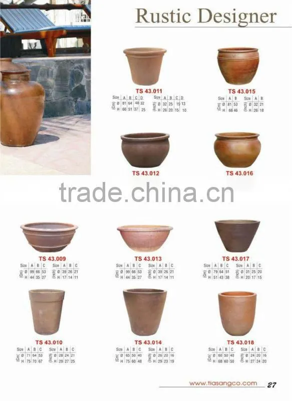 Viet Nam rustic flower pot