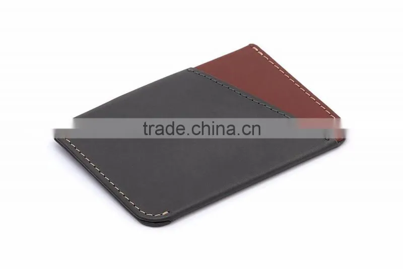 genuine cowhide Leather Micro Sleeve Wallet