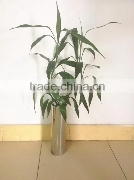 Impressive customary styled dome metal vases