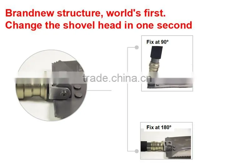 Rescue Knife Shovel Self-driving Emergency Shovel Auto Parts Offroad Shovel Military Pick