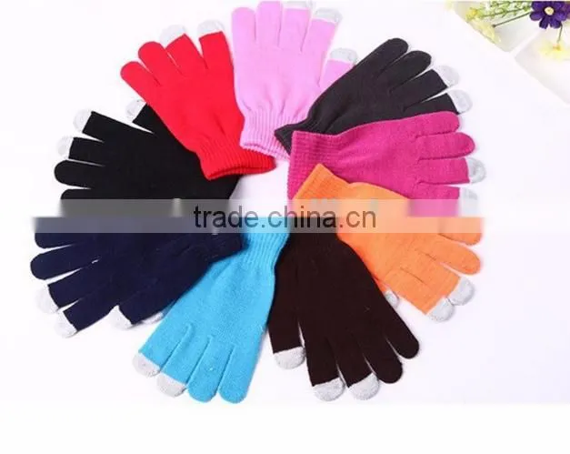 Customized Touch Screen Sensor Gloves for Smart Phone