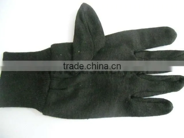 DDSAFETY 2017 Hot Sale Brown Jersey Glove Safety Gloves Guante De Trabajo With High Quality