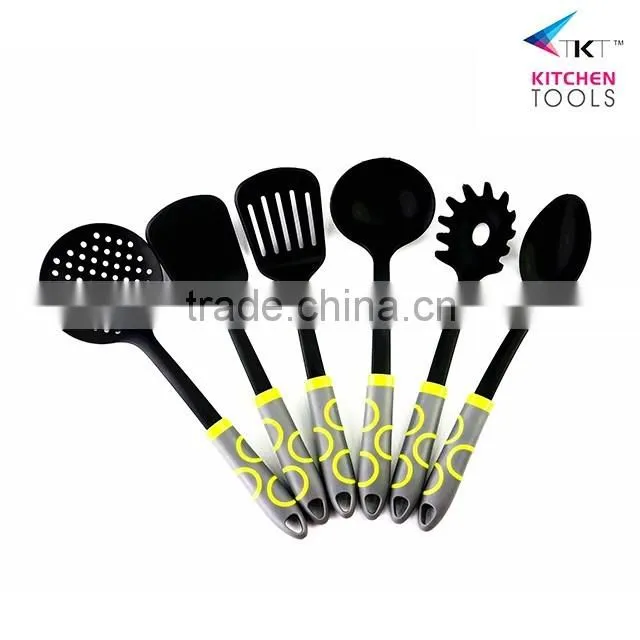 Kitchenware Stainless Steel Kitchen Utensils 6 Pieces nylon Cooking Utensils