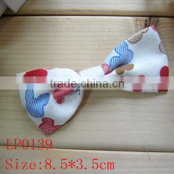 Fashion leisure pattern fabric bow tie for party, wedding decoration