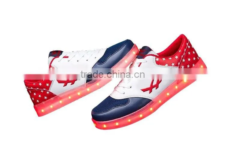 new girls PU LED lights shoes sneaker shoes LED sports shoes