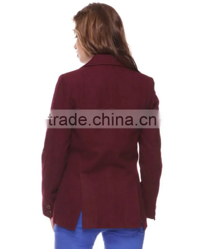 Women's Wool Blend Blazer