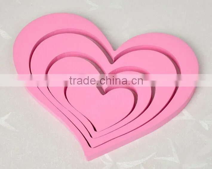 Heart shaped sticker creative wall sticker