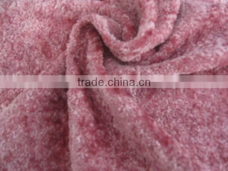 Hot sale 100% polyester ant fleece fabric for sofa,2th