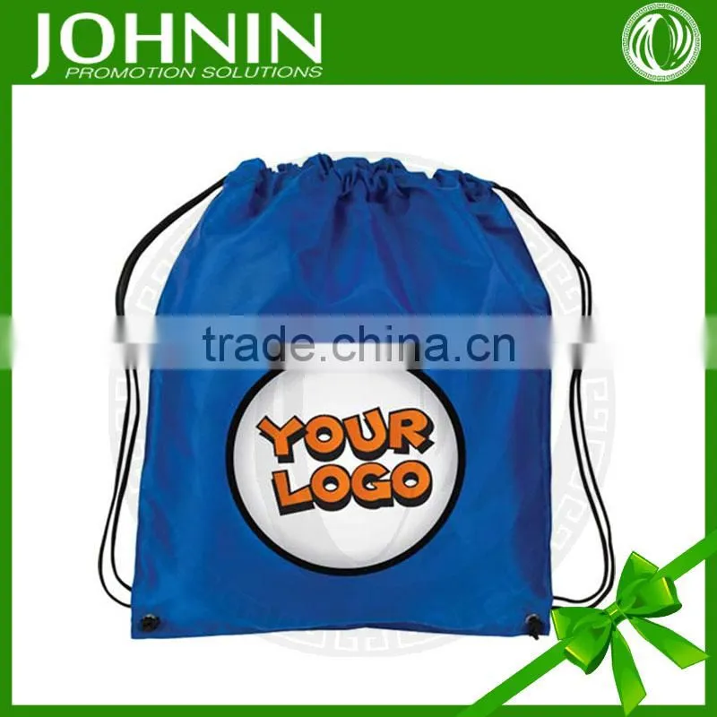 Hot Custom Logo 100% Polyester shopping String Bag