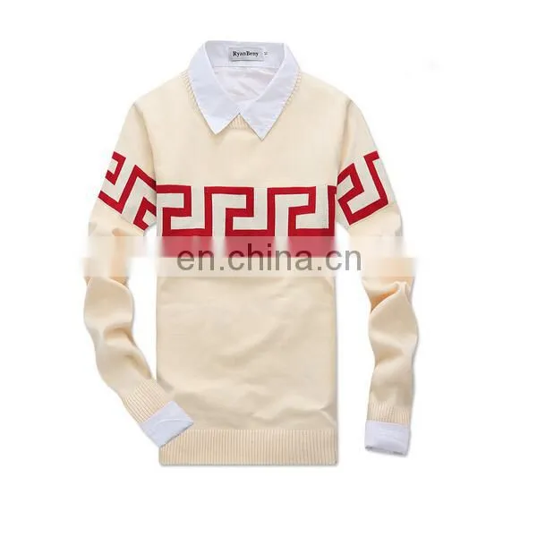 fall nice looking men's twinset like pullover