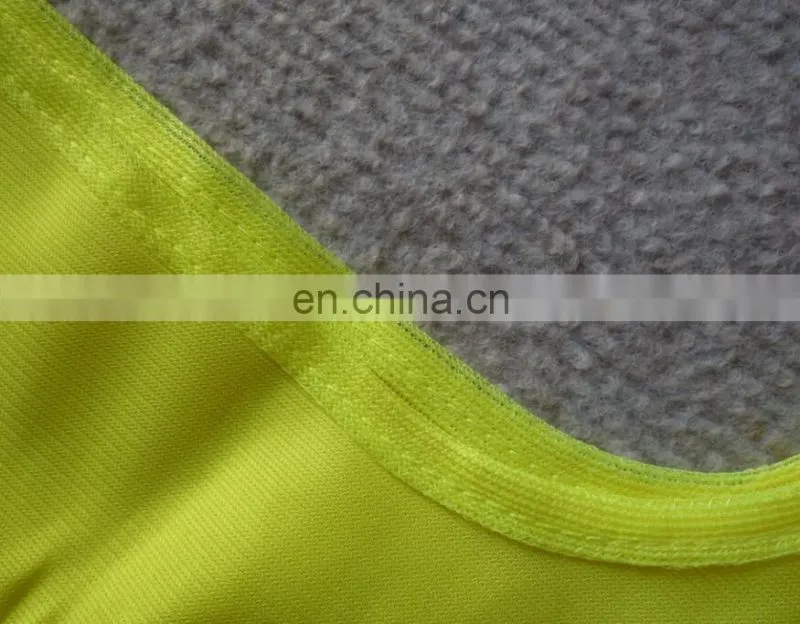 Customized Road Safety Vest Reflective Vest Fluorescence Yellow Vest