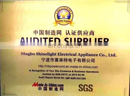 The specifications of the standard ac power cable eu ground cee plug earthing system power cable