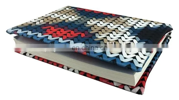 Elastic Lyca Full Color Printed Removable Fabric Book Cover