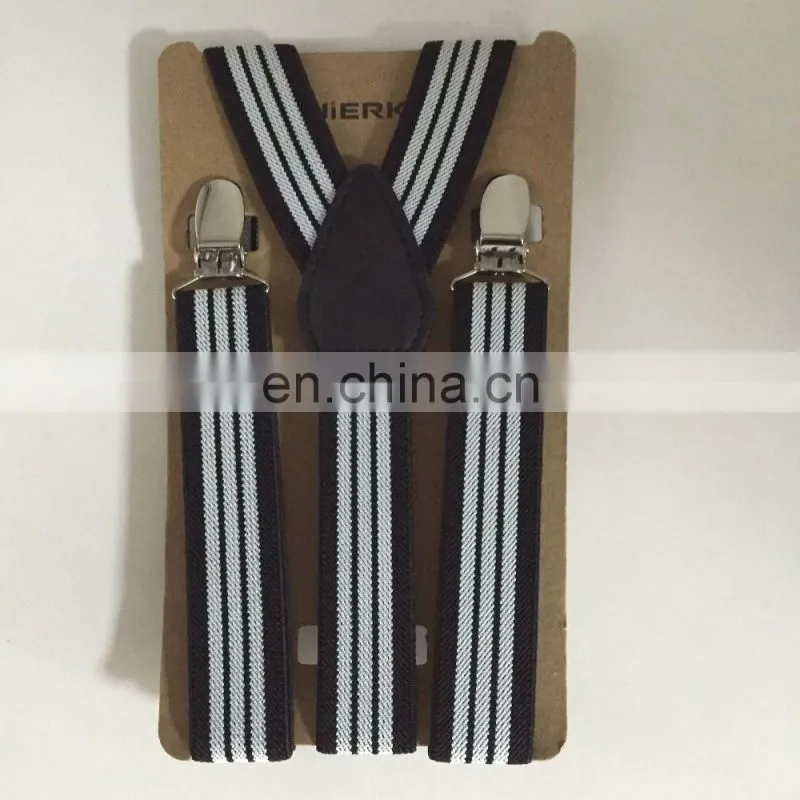 Yiwu Factory Wholesale Custom Elastic Colorful Skinny Suspender Belt