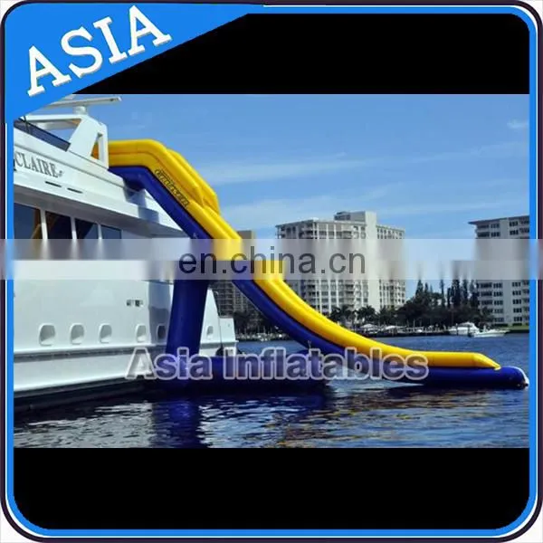 Giant Inflatable Yacht Water Slide for sale/Boat Water Slide for Yacht