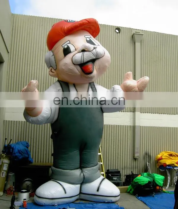 outdoor inflatable human model for advertising