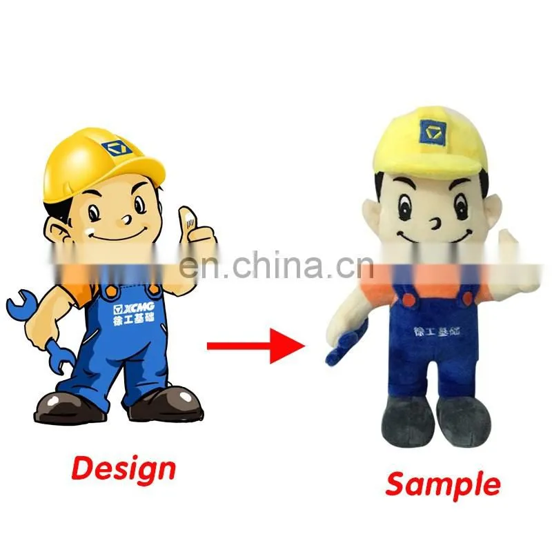 Wholesale Custom Soft Plush Stuffed Figure Toys Doll