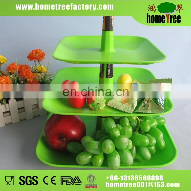 square plastic candy plate