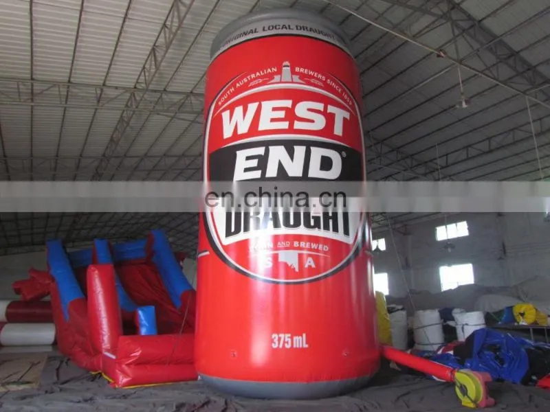 Custom inflatable pepsi can giant inflatable red bull can beer can for advertising