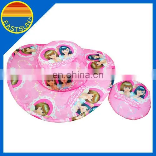 Fashion Custom foldable sunhat, cheap folding hat
