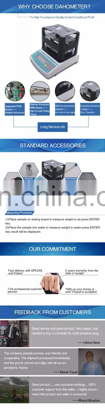 AU-300VM , AU-600VM , AU-900VM , AU-1200VM High Precision Volume,Quality,Change Rate and Density Testing Instrument