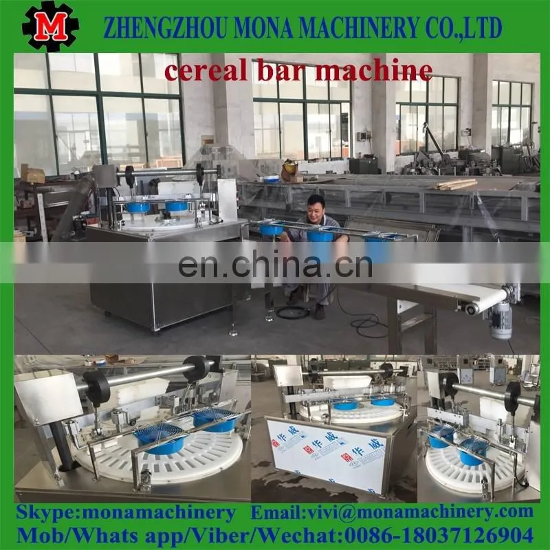 Chocolate cereal bar production line/candy bar making machine/puffed rice bar production