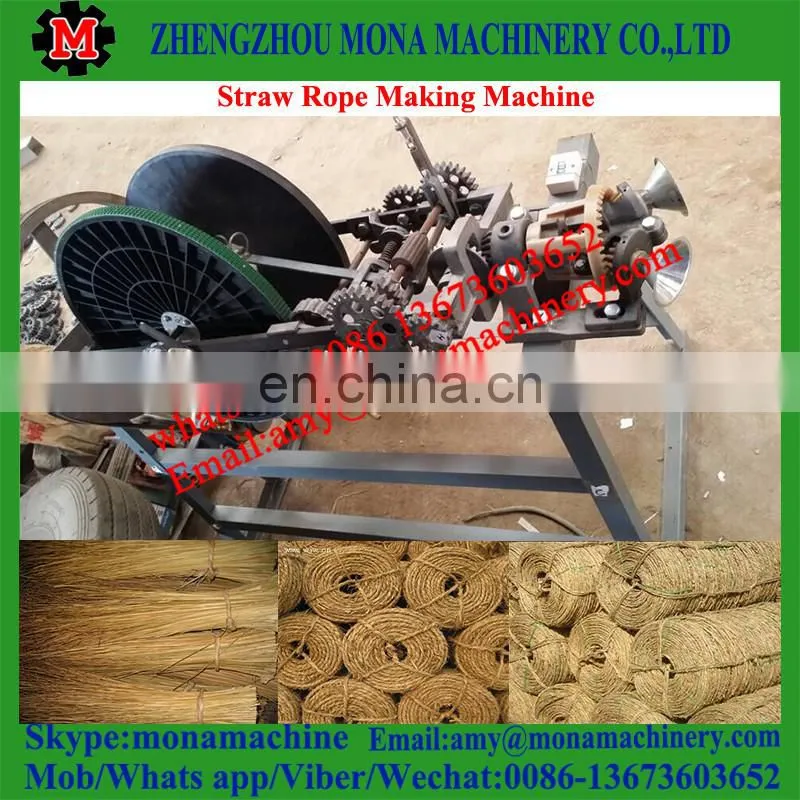 Good performance Straw Making Machine/Rope Braiding Machine/Rice Straw Mat Knitting Machine for sale