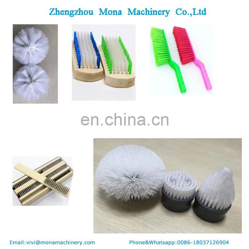 CNC high speed 3 drilling and 2 tufting broom machine