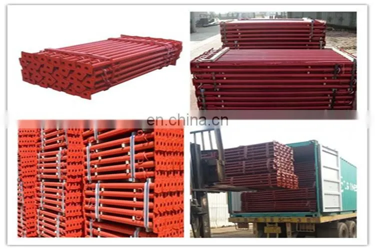 ASP-127 Adjustable Scaffolding Formwork Steel Shoring Prop Jack For Buildings