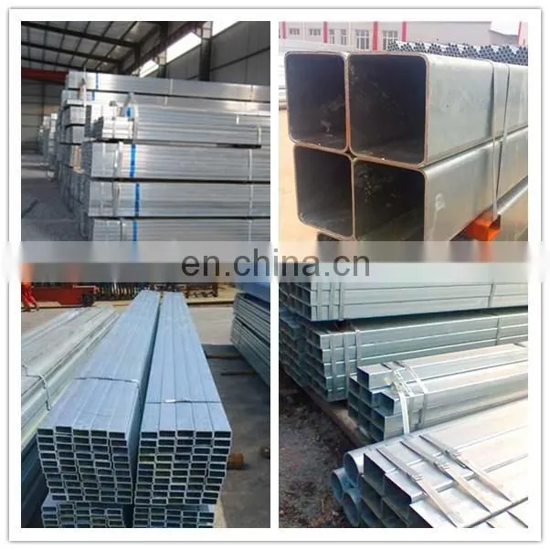 zinc plated rectangular steel pipe